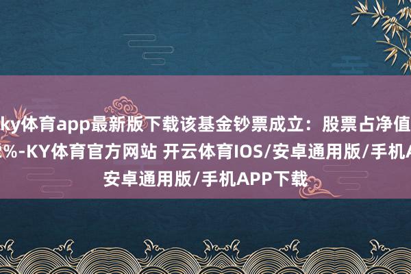 ky体育app最新版下载该基金钞票成立：股票占净值比92.42%-KY体育官方网站 开云体育IOS/安卓通用版/手机APP下载