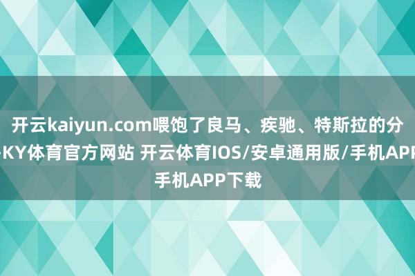 开云kaiyun.com喂饱了良马、疾驰、特斯拉的分娩线-KY体育官方网站 开云体育IOS/安卓通用版/手机APP下载